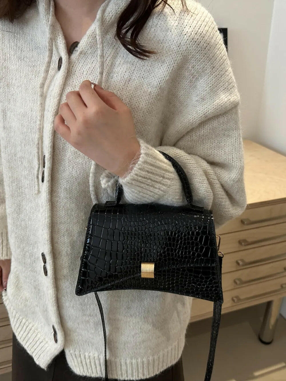 Elegant leather handbags and body shapers designed to enhance style and comfort for everyday use