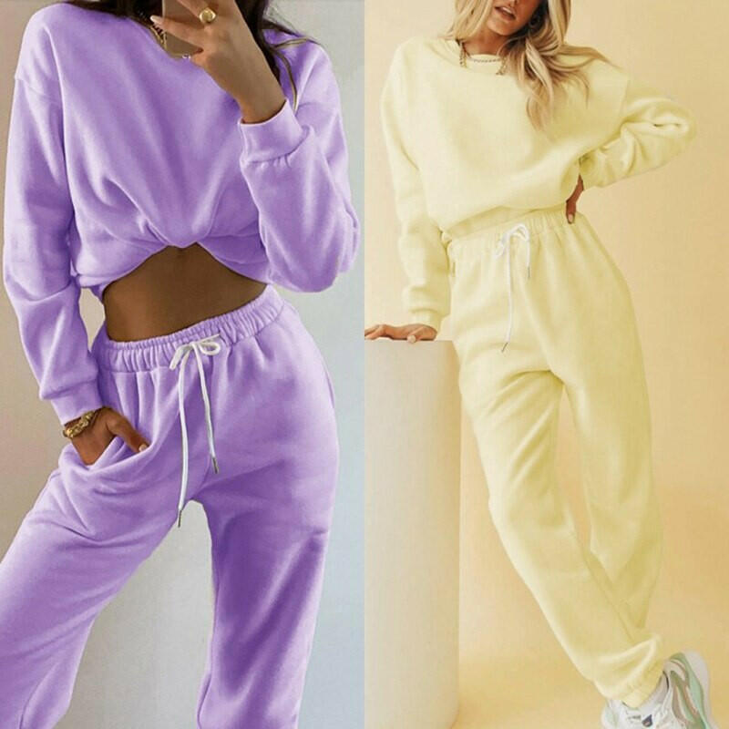 Elegant women tracksuit in premium fabric, perfect for casual wear and active lifestyles.