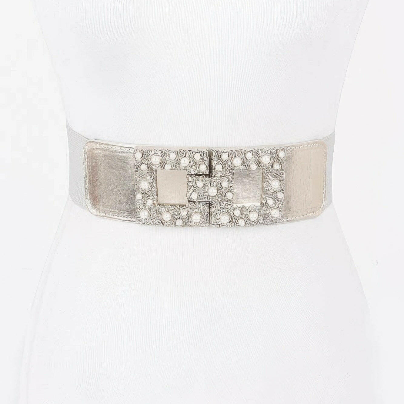 Elastic belt designed for comfortable fit and adjustable support in formal and casual wear