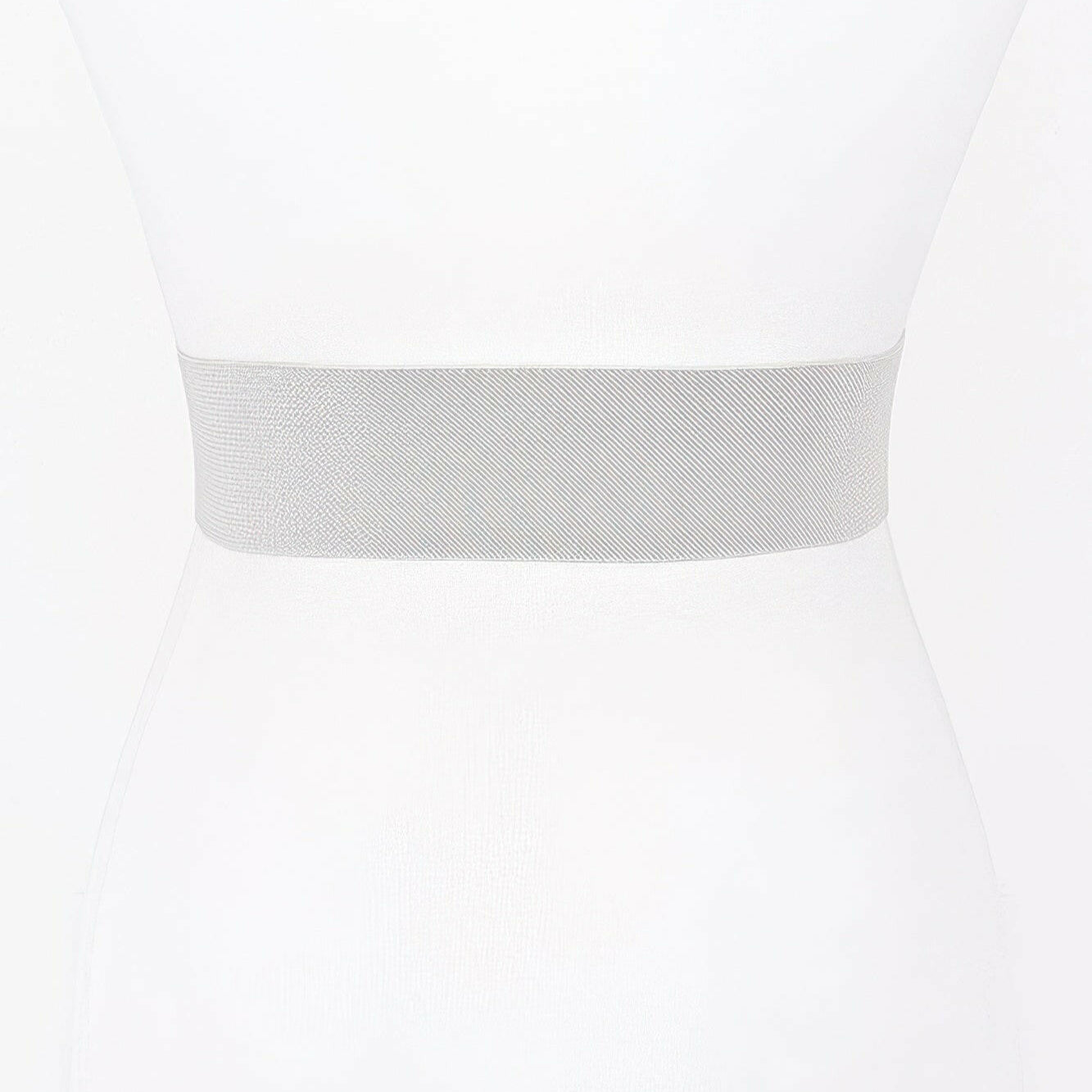 Elastic belt designed for comfortable fit and adjustable support in formal and casual wear