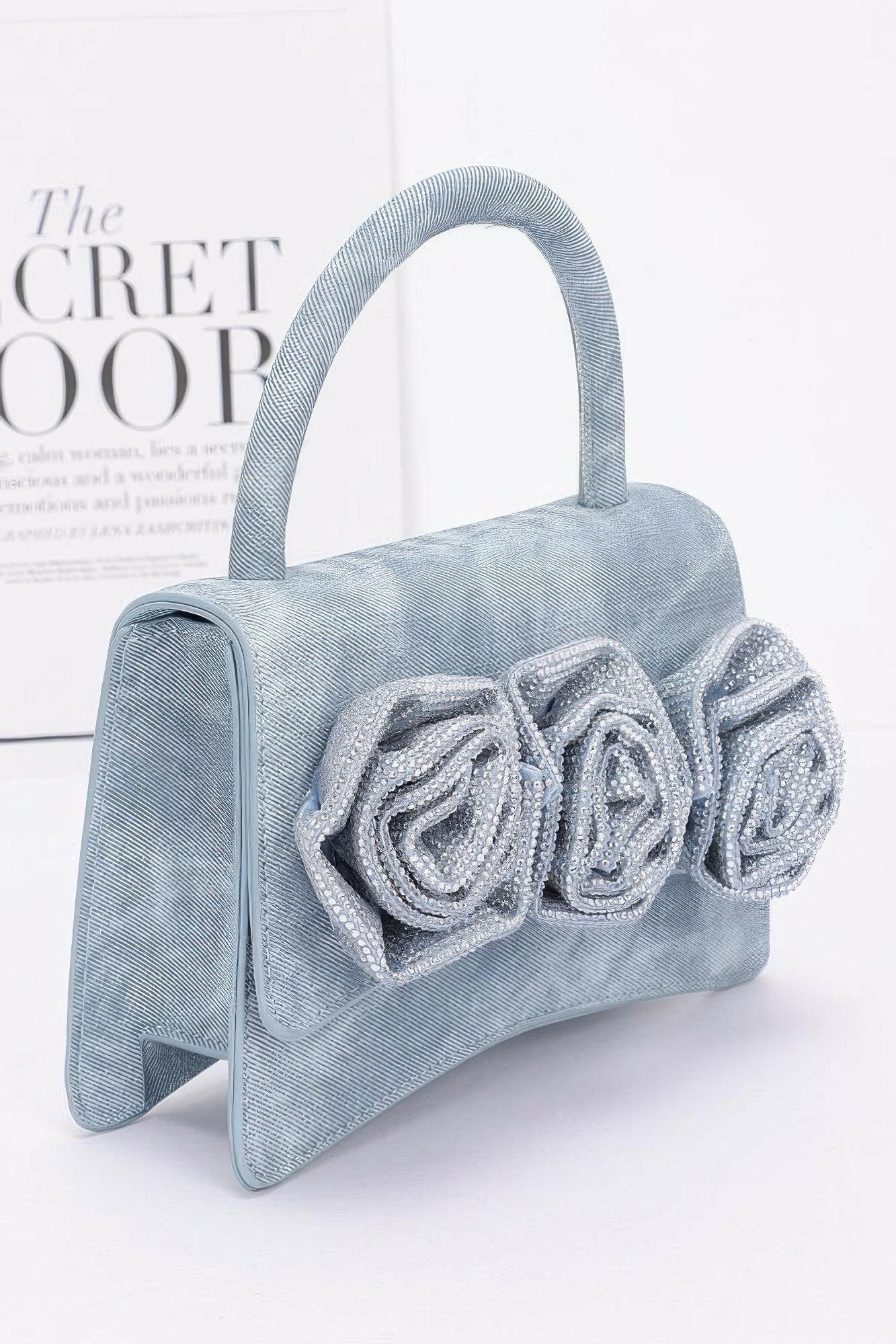 Elegant flower bag showcasing exquisite floral designs, perfect for enhancing your style and making a lasting impression