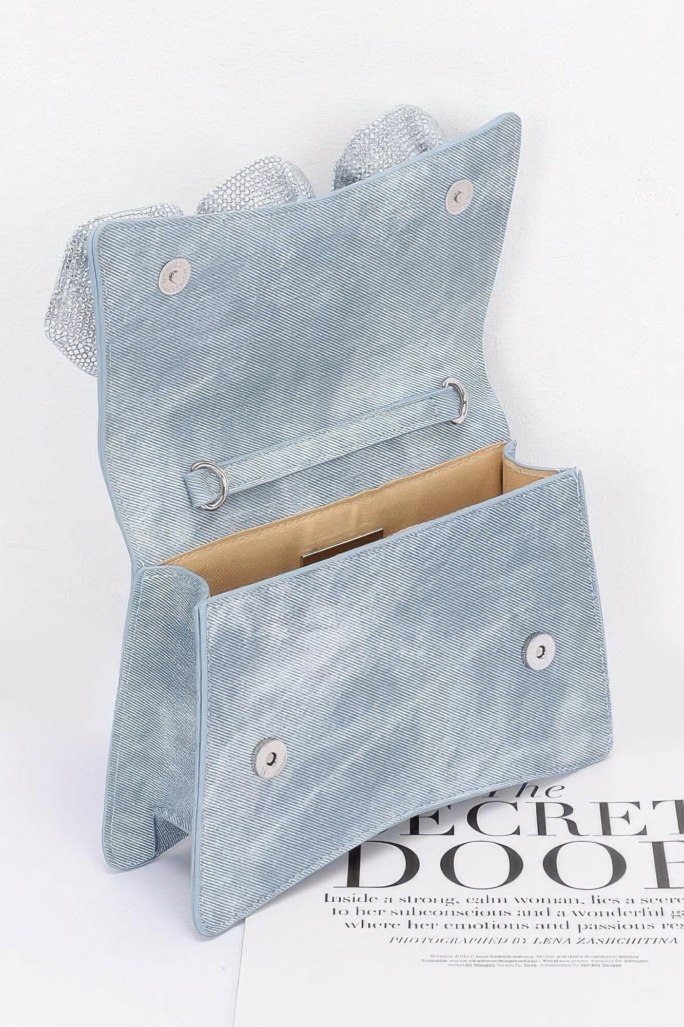 Elegant flower bag showcasing exquisite floral designs, perfect for enhancing your style and making a lasting impression