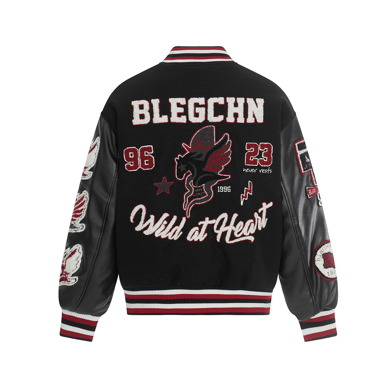 Warm clothing cotton baseball jacket heavy-duty embroidery
