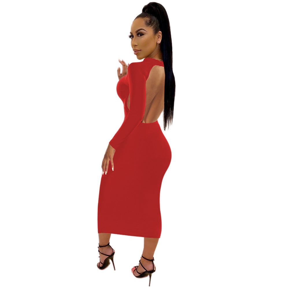 Backless dress