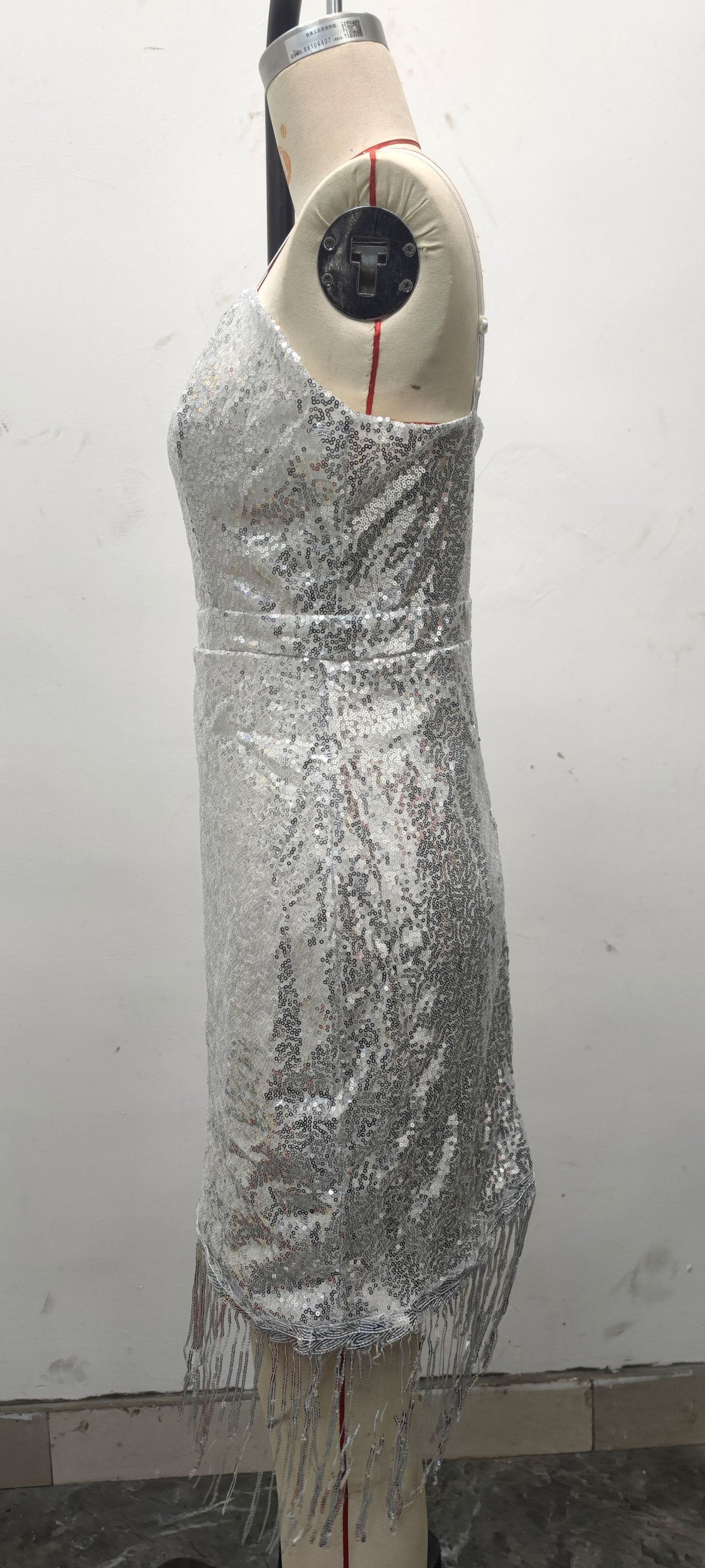 Silver Sling Dress
