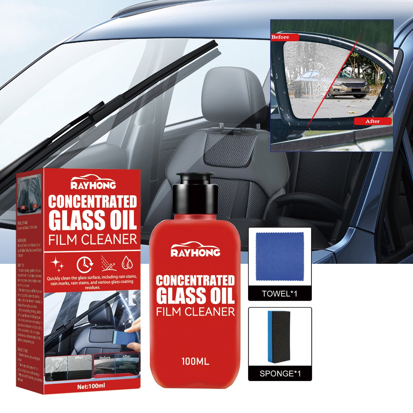 Glass Oil Film Cleaner