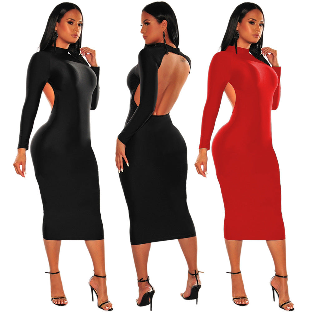 Backless dress