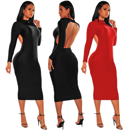 Backless dress