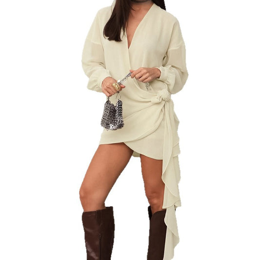 Ribbon short dress by Jobson Store