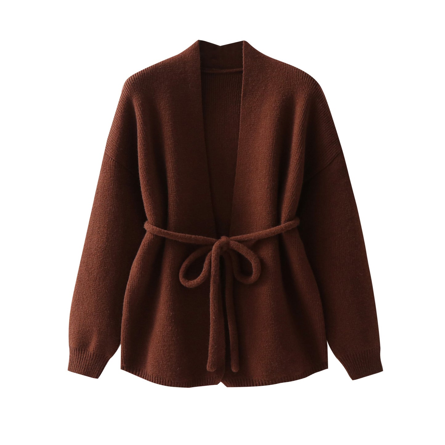 Loose waist sweater jacket for women