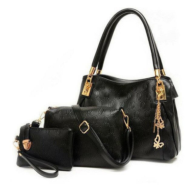 Elegant bag 3 sets featuring durable materials and modern design, perfect for stylish storage solutions.