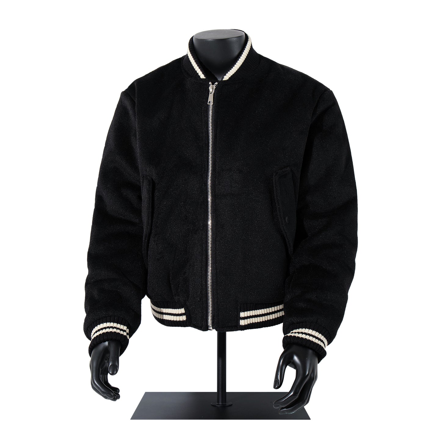 Baseball jacket with cotton jacket