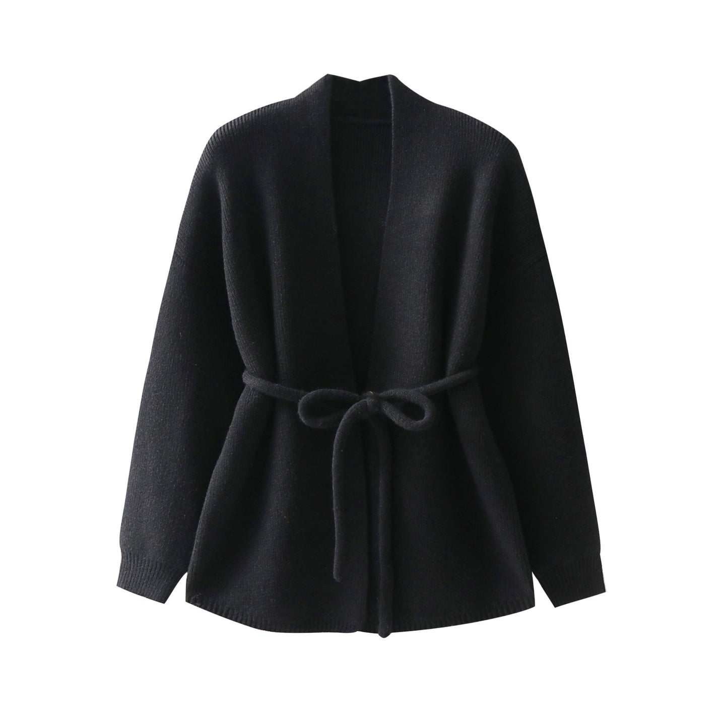 Loose waist sweater jacket for women