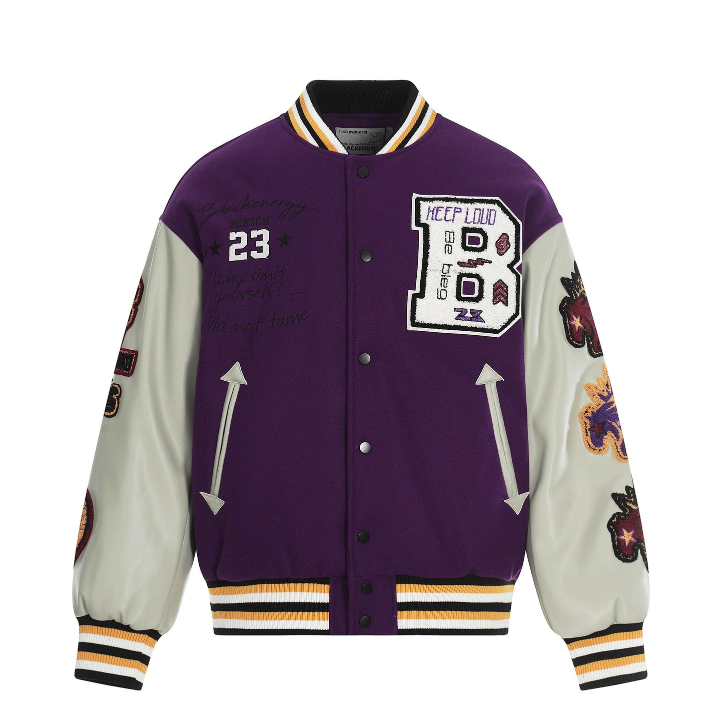 Warm clothing cotton baseball jacket heavy-duty embroidery
