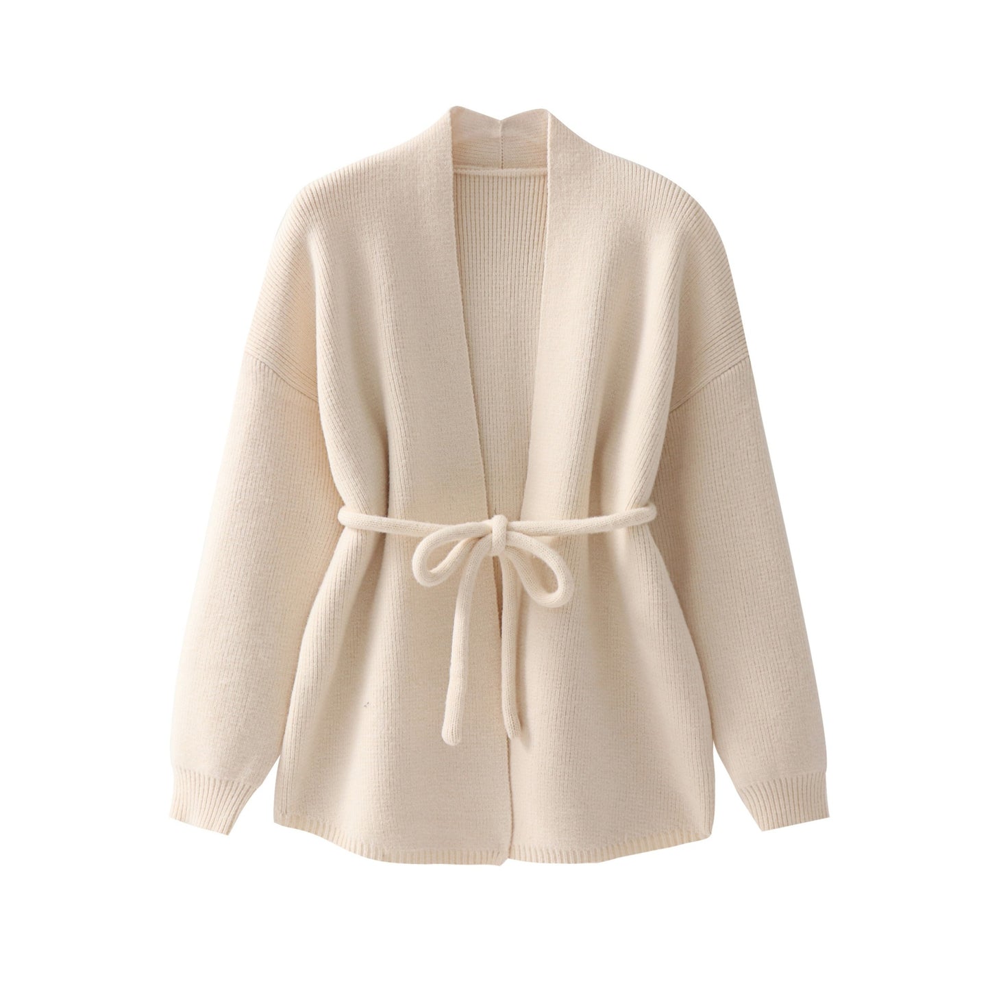 Loose waist sweater jacket for women