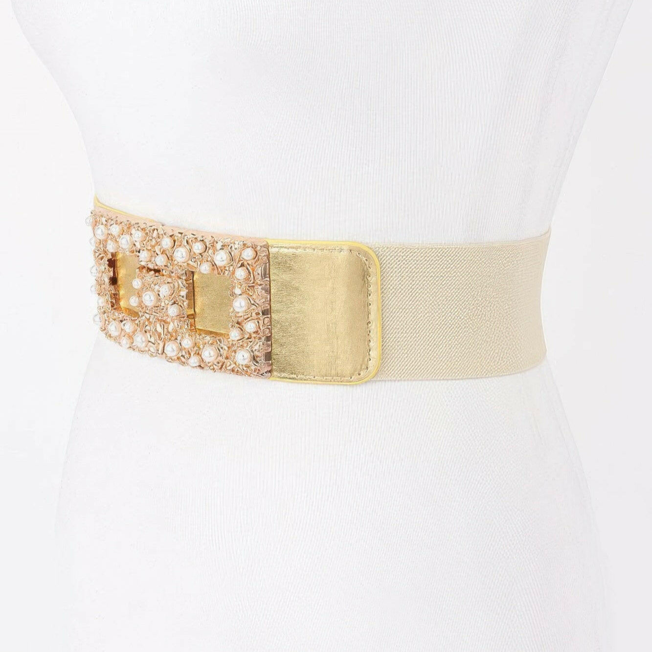 Elastic belt designed for comfortable fit and adjustable support in formal and casual wear