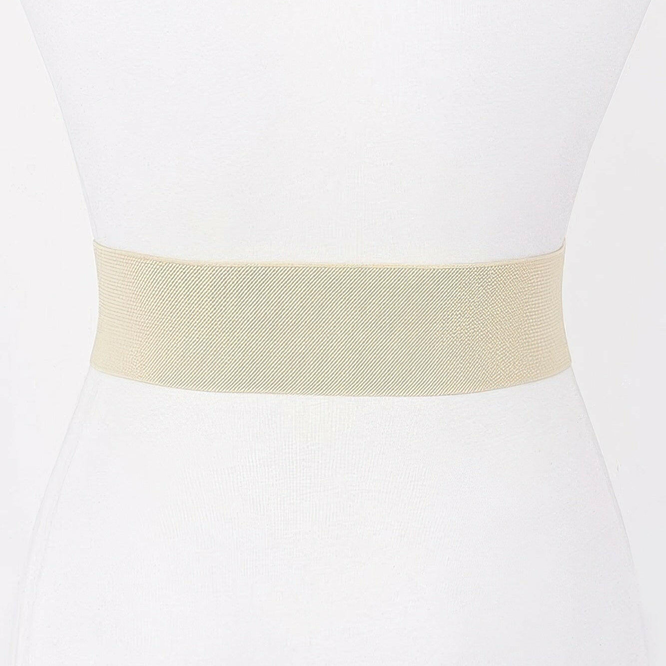 Elastic belt designed for comfortable fit and adjustable support in formal and casual wear