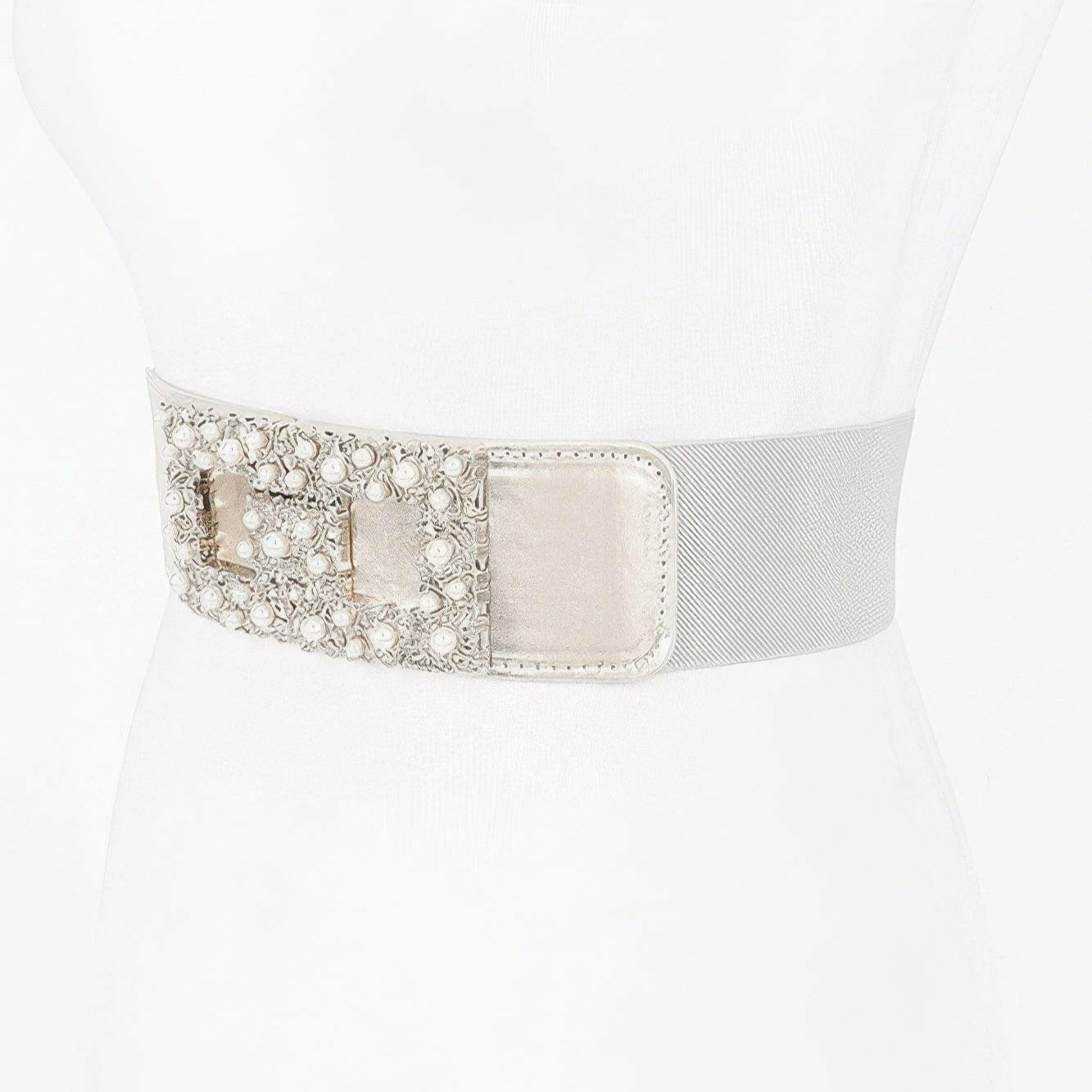 Elastic belt designed for comfortable fit and adjustable support in formal and casual wear