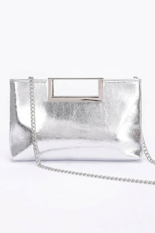 Elegant metallic leather bag showcasing premium craftsmanship and stylish design for modern fashion enthusiasts
