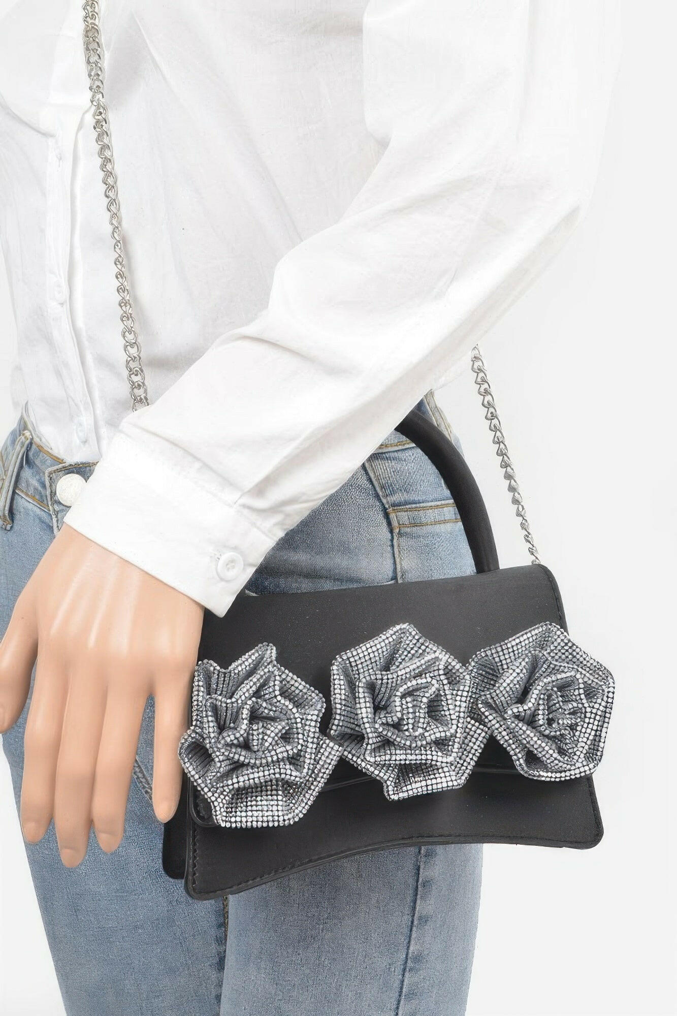 Elegant flower bag showcasing exquisite floral designs, perfect for enhancing your style and making a lasting impression