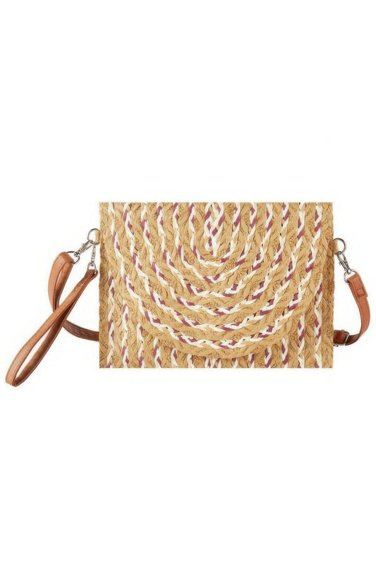 Elegant leather crossbody bag with adjustable strap, perfect for hands-free convenience and modern style.
